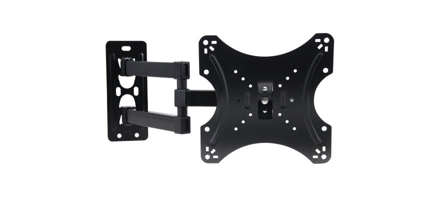 LINK Braccio A Muro Allungabile Con 3 Snodi Per Tv Led/Lcd Da 14 A 43" Fino A 18Kg E Vesa 200X200