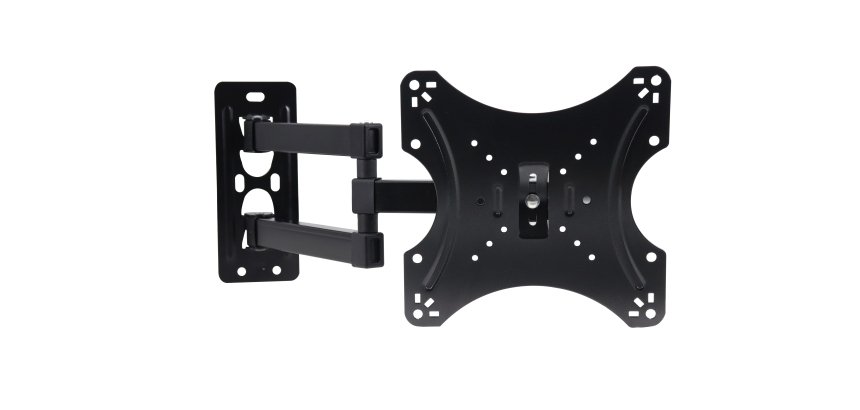 LINK Braccio A Muro Allungabile Con 3 Snodi Per Tv Led/Lcd Da 14 A 43" Fino A 18Kg E Vesa 200X200