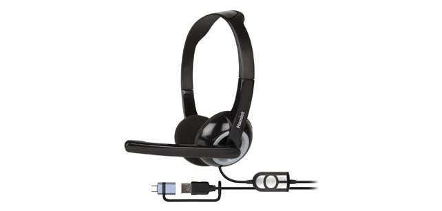 Hamlet HHEADMUS-CX cuffia e auricolare Cablato Portatile Musica e Chiamate USB tipo A Nero