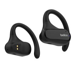 Belkin SoundForm ClearFit Casque True Wireless Stereo (TWS) Crochets auriculaires Appels/Musique/Sport/Au quotidien Bluetooth Noir