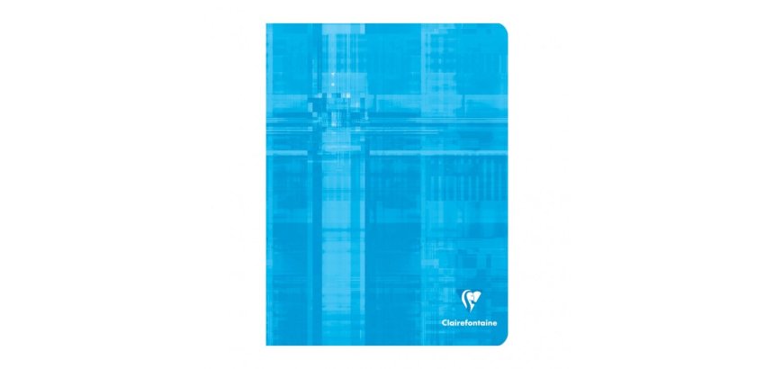 Cahier piqué 17x22cm 64 pages grands carreaux Couleur aléatoire - Assortis