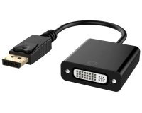 DLH DY-TU4936B changeur de genre de câble Displayport DVI Noir