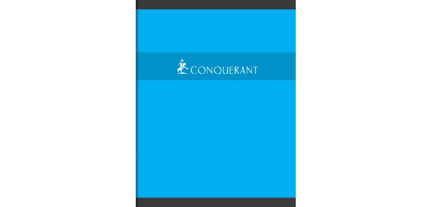 Cahier Conquerant 7 Agrafe 170X220 48P 70G Seyes Assorti