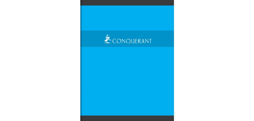 Cahier Conquerant 7 Agrafe 170X220 48P 70G Seyes Assorti
