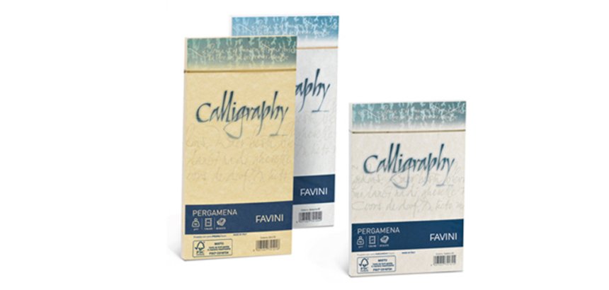 Favini Pergamena Calligraphy busta Bianco 25 pz