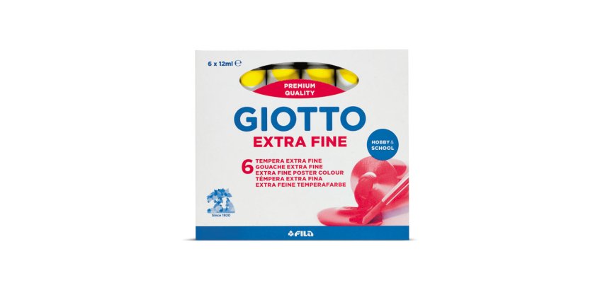 Giotto 352003 colore a tempera 12 ml Tubo Giallo