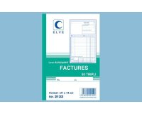 Manifold Elve Autocopiant 14 x 21 cm - 50 pages - 3 exemplaires