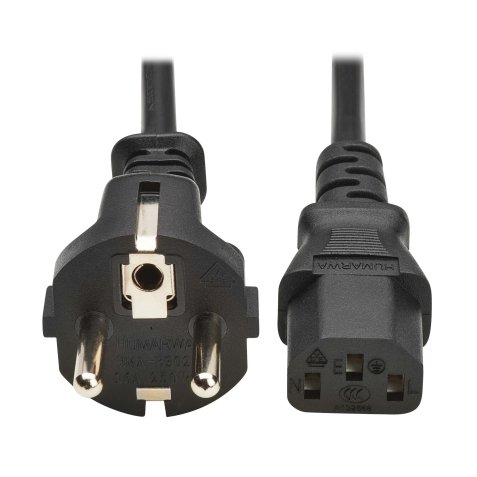 Eaton P054-EU câble électrique CEE7/7 IEC C13 noir