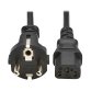 Eaton P054-EU câble électrique CEE7/7 IEC C13 noir