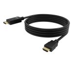 Vision TC 2MDPHDMI8K/BL câble vidéo et adaptateur 2 m DisplayPort HDMI Noir