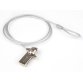 Hamlet Notebook Lock cavo di sicurezza per pc e notebook con lucchetto e combinazione di 120m in acciaio