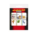 Koh-I-Noor X11046-2 self-adhesive label Rectangle Permanent Multicolour 60 pc(s)
