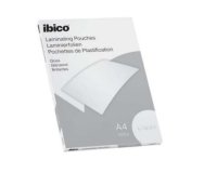 Pochettes plastification ibico format a4 75 microns    boite de 100 unites