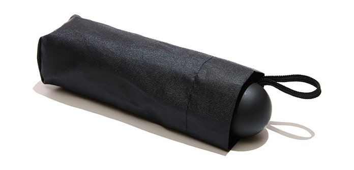 Muitomas UMBRELLABK paraguas Negro Metal Poliéster Compacto