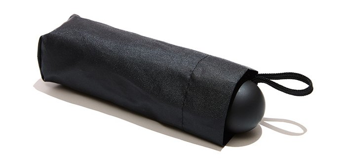 Muitomas UMBRELLABK paraguas Negro Metal Poliéster Compacto