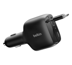 Belkin BoostCharge Universel Noir Allume-cigare Charge rapide Intérieure