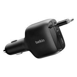 Belkin BoostCharge Universel Noir Allume-cigare Charge rapide Intérieure