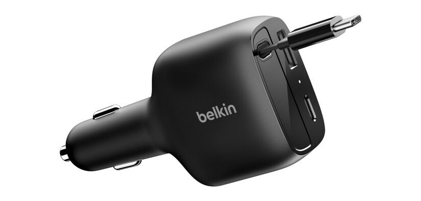 Belkin BoostCharge Universel Noir Allume-cigare Charge rapide Intérieure