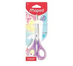 Ciseaux droitiers bouts pointus Maped Sensoft pastel 16 cm