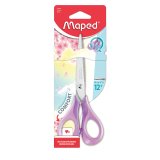 Ciseaux SENSOFT PASTELS 16 cm, anneaux souples, coloris assortis, en blister