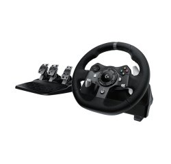 Logitech G G920 Driving Force Zwart USB Stuurwiel + pedalen Analoog/digitaal PC, Xbox One, Xbox Series S, Xbox Series X