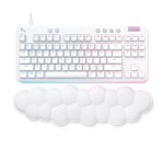 Logitech G 920-010414 teclado Juego USB QWERTY Español Blanco