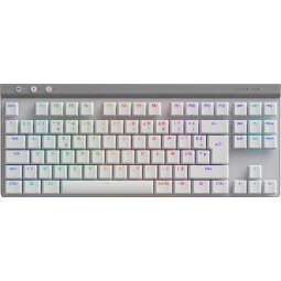 Logitech G G515 clavier Jouer RF sans fil + Bluetooth AZERTY Français Blanc