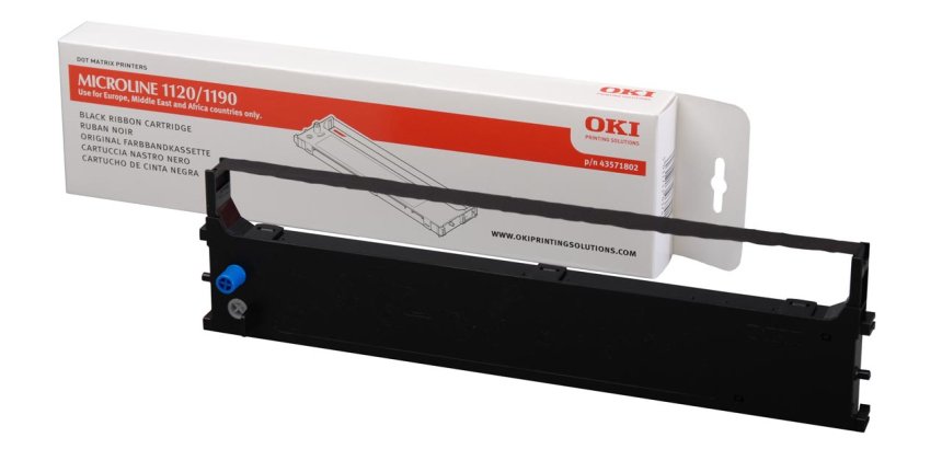 OKI - 1 - Schwarz - Farbband
