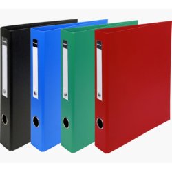 Classeur rembordé PVC 4 anneaux en D de 40mm en 3ème de couverture - A4 maxi