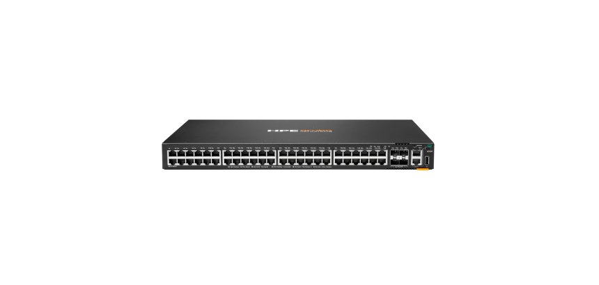 HPE Aruba Networking CX 6200F 48G 4SFP+ Géré L3 Gigabit Ethernet (10/100/1000) 1U