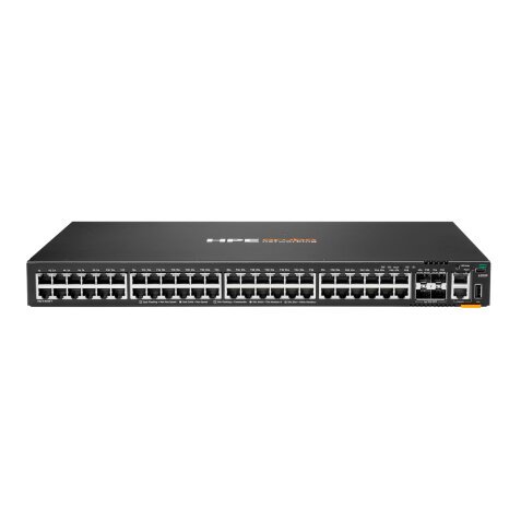 HPE Aruba Networking CX 6200F 48G 4SFP+ Géré L3 Gigabit Ethernet (10/100/1000) 1U