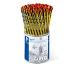 Crayon graphite staedtler noris eco 183 hb triangulaire wopex hb mine résistante pot 72 unités