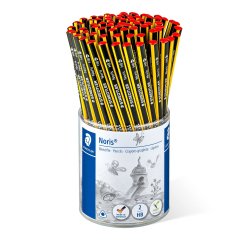Crayon graphite staedtler noris eco 183 hb triangulaire wopex hb mine résistante pot 72 unités