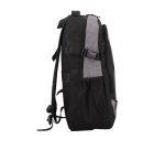 Mochila para portátil 15,6" NASA BAG02 City backpack Negro, Gris Oxford