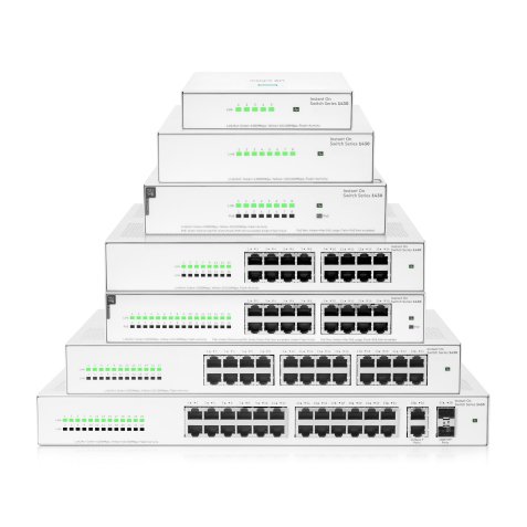 HPE Aruba Networking Networking Instant On Switch 8p Gigabit CL4 PoE 64W 1430