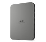 LaCie Mobile Drive Secure disque dur externe 2 To USB Type-C 3.2 Gen 1 (3.1 Gen 1) Gris