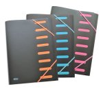 Trieur extensible Oxford for student A4 8positions polypro opaque  assorti