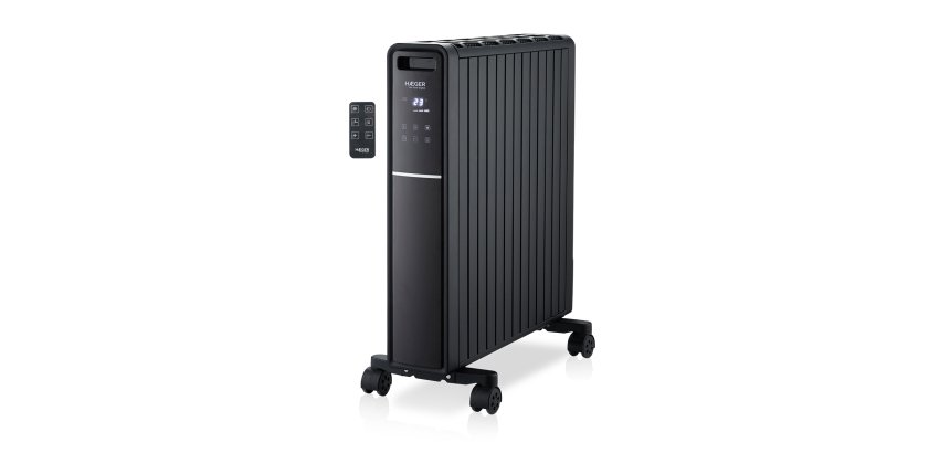 Haeger HE-20D.003A calefactor eléctrico Interior Negro 2000 W Convector