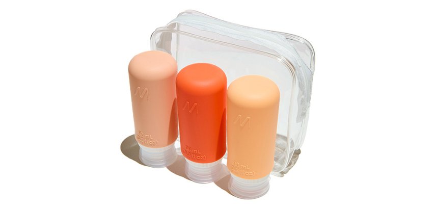 Muitomas TRBOTTLES3PF botella y recipiente de viaje Silicona Botella flexible