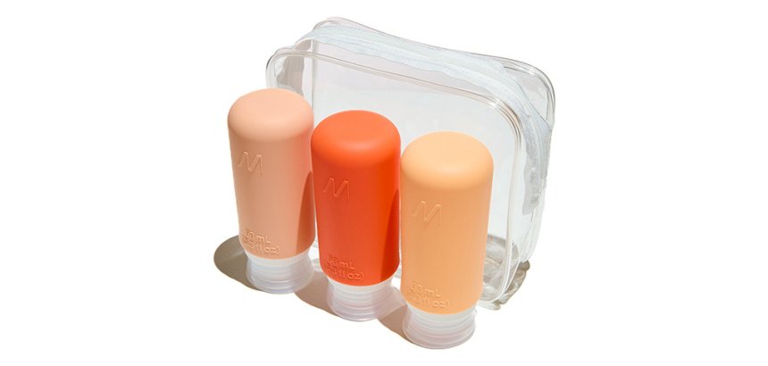 Muitomas TRBOTTLES3PF botella y recipiente de viaje Silicona Botella flexible