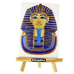 Pot de gouache Nefertari couleur or 250 ml x 8, dès 3 ans, avec pinceau et entonnoir intégré