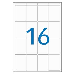 Étiquette adhésive apli agipa multi-usage 48.5x30mm laser jet d'encre formats paramétrés étui a5 256 unités
