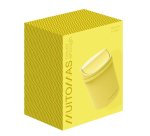 Muitomas Cestino da scrivania giallo