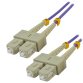 MCL FJOM4/SCSC-2M câble InfiniBand et à fibres optiques SC Violet
