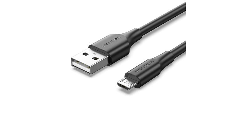 Vention Cable USB 2.0 CTIBI/ USB Macho - MicroUSB Macho/ 3m/ Negro