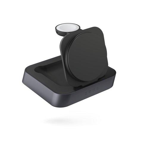 ZENS Nightstand Charger Pro 2 Casques, Smartphone, Smartwatch Noir Secteur Recharge sans fil Charge rapide Intérieure