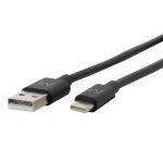 Mobilis 020013 cable USB 1 m USB A USB C 0,48 Gbit/s 10 W Negro