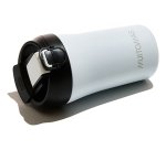 Muitomas WBOTTLETH350WH tazza da viaggio 350 ml Nero, Bianco Acciaio inox