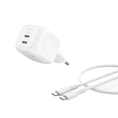 Belkin WCH019kq1MWH-B6 Universel Blanc Secteur Charge rapide Intérieure