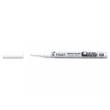 Marqueur pilot feutre permanent encre métallique pointe finenon biseautée polyacétate 4mm blanc